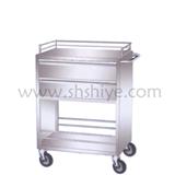 不銹鋼送藥車（二層抽屜）