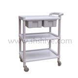 豪華全塑醫(yī)用多功能推車 
