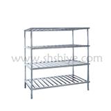不銹鋼四層貨架