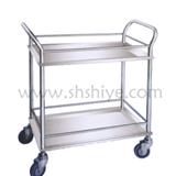 雙層彎扶手治療車