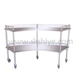 不銹鋼扇形器械臺(tái)