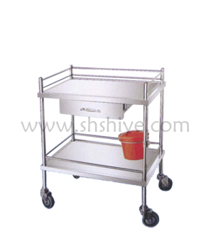 不銹鋼小號治療車