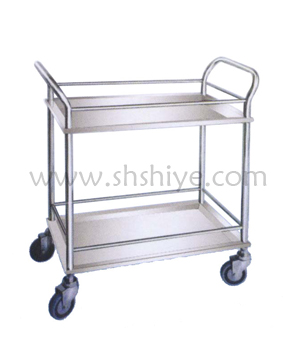 雙層彎扶手治療車