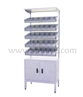 單面可調(diào)式藥盤架